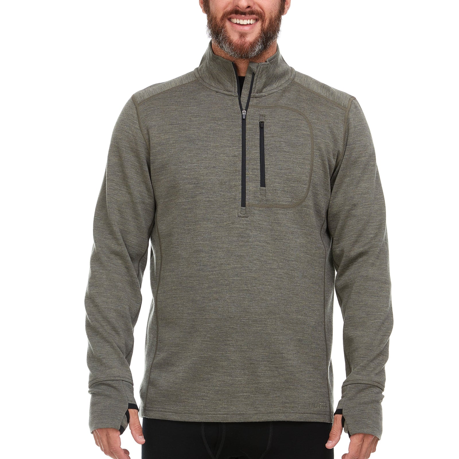 Expedition - Men's Wool 1/4 Zip Wilderness